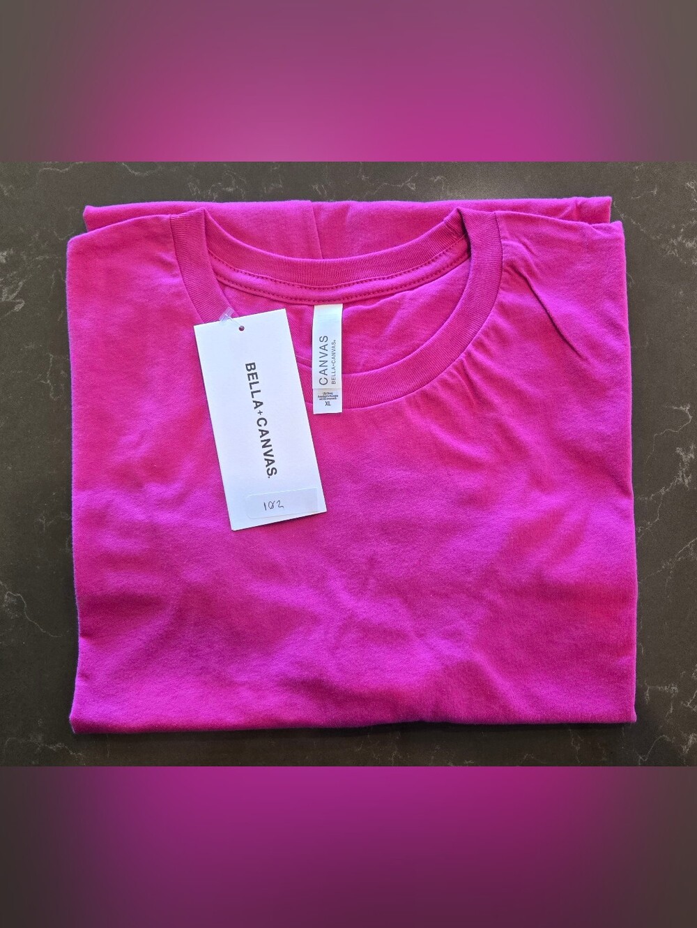 Bella Canvas Fuchsia Short Sleeve Tee